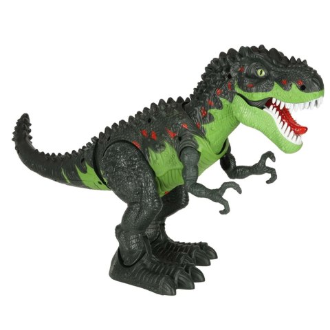 Dinozaur T-REX elektroniczny chodzi ryczy zielony