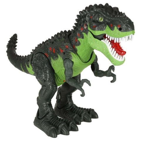 Dinozaur T-REX elektroniczny chodzi ryczy zielony
