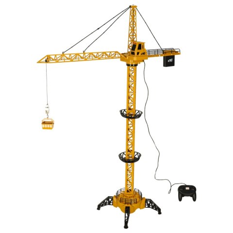 Dźwig Żuraw budowlany zdalnie sterowany RC z hakiem 4CH 128cm