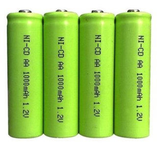 Ogniwo Ni-Cd AA 1000mAh 1.2V