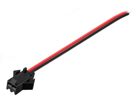 Wtyk JST SM - z przewodem 100mm 2 PIN