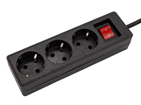 Przedłużacz, Listwa Zasilająca, 3 Gniazda, 3500W 250V 16A 4,6m