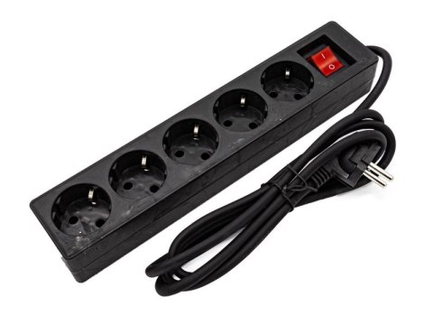 Przedłużacz, Listwa Zasilająca 5 Gniazd, 3500W 250V 16A 1,7m