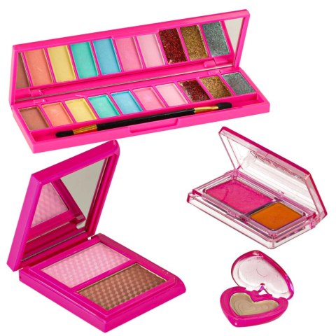 Kosmetyki do makijażu make up lakiery kosmetyczka spódniczka zestaw 22 elementy