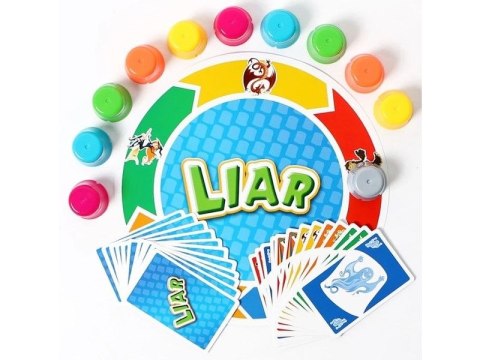 Gra Rodzinna Kłamca, Kłamczuch, LIAR, Karty, Pinokio Okulary I Nos