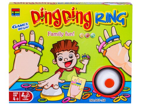 Gra Na Refleks Dopasuj Gumki, DING DING RING, Kolorowe Gumeczki, Karty, Dzwonek, Kto Pierwszy
