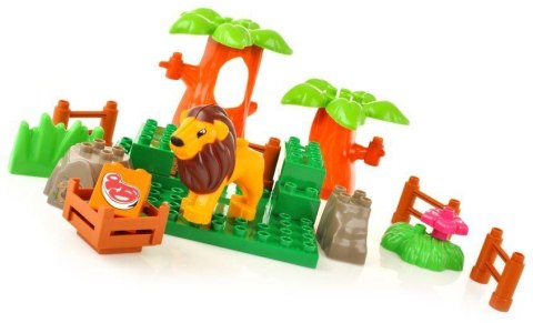 Edukacyjne Klocki - Duże ZOO - ponad 110 Elementów