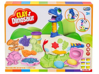 Kreatywny zestaw z masą plastyczną, ciastolina WYKLUWAJĄCY SIĘ DINOZAUR