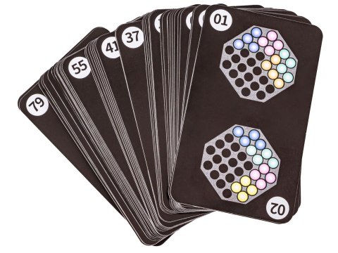 Łamigłówka Gra logiczna Karty Smart game 80 zadań dla dzieci IQ 3D