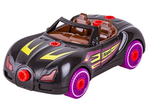 Sportowy Samochód do rozkręcania i skręcania 2w1 TUNING + Wkrętarka