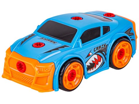 Sportowy Samochód do rozkręcania i skręcania 2w1 TUNING + Wkrętarka