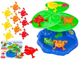 Wesoła Gra Zręcznościowa - SKACZĄCE ŻABKI "Jumping frog" Pchełki