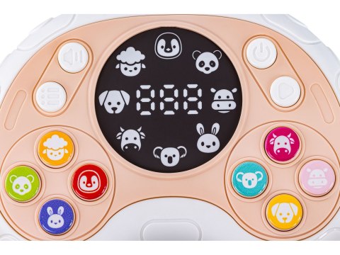 Zabawka Na Pamięć KONTROLER BEŻOWY Gamepad Edukacyjna gra dla dzieci Pad Konsola