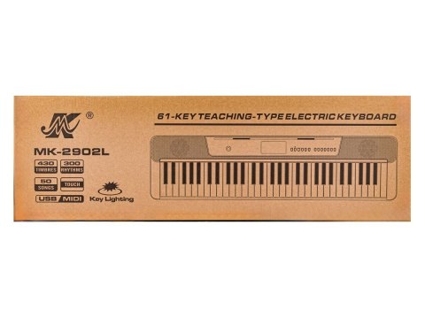 Keyboard MEIKE Organy, Pianino 61 Klawiszy, Nauka Gry MIDI Przecena 1