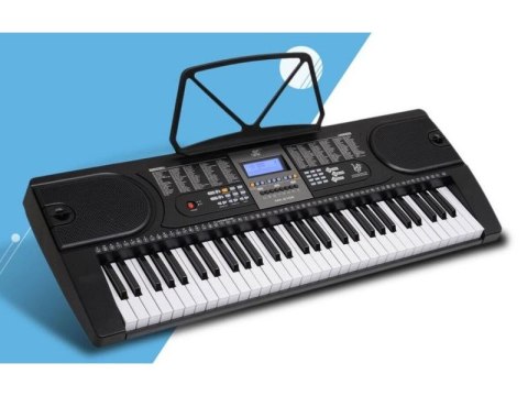Keyboard Organy 61 Klawiszy Zasilacz Mikrofon MK-2106 Przecena 8