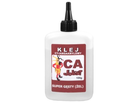 Klej cyjanoakrylowy super gęsty żel 100g. Joker