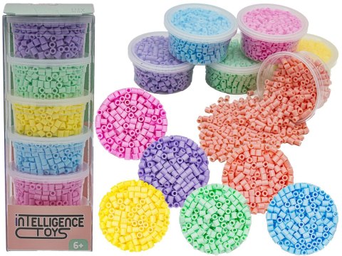 Koraliki Do Prasowania 3000szt, Prasowanki, Do Prasowanek, 6 Kolorów, Zapas - PASTELOWE KOLORY MIX Przecena 1