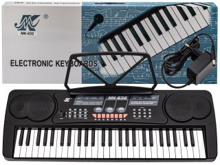 Keyboard Organy 54 Klawisze Zasilacz Mikrofon MK-632 Przecena 5