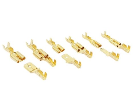 Para Konektorów Konektor Samochodowy Z Zaczepem Złączka Nasuwka 2,8mm 100kpl (200szt) Męski + Żeński Komplet