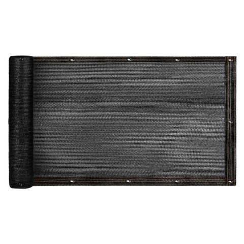 Osłona balkonowa LUARO mata maskująca siatka cieniująca na balkon taras 150g/m2 105x500cm UV