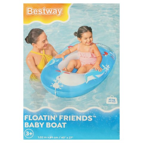 Ponton dmuchany łódka delfin do pływania BESTWAY 34037