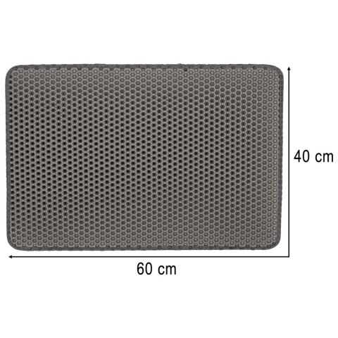 Mata pod kuwetę dla kota wodoodporna dwuwarstwowa 40x60cm XXL