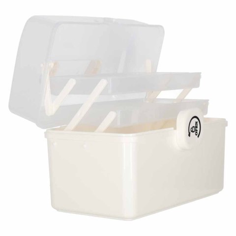Organizer na leki pojemnik pudełko kasetka apteczka duży XXL na zamek skrzynka 34,5x23x22 cm