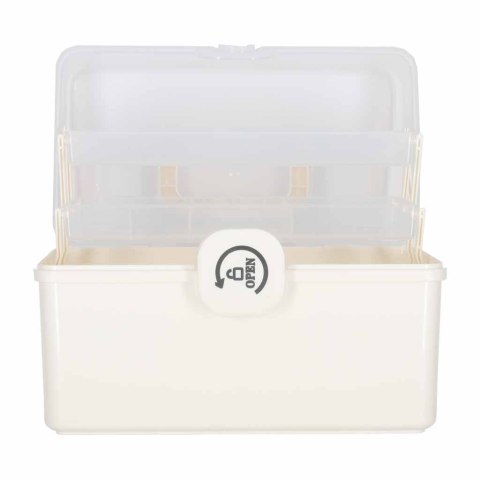 Organizer na leki pojemnik pudełko kasetka apteczka duży XXL na zamek skrzynka 34,5x23x22 cm