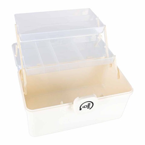 Organizer na leki pojemnik pudełko kasetka apteczka duży XXL na zamek skrzynka 34,5x23x22 cm